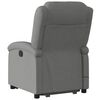 vidaXL Fauteuil de massage inclinable Gris fonc&eacute; Tissu