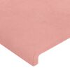 vidaXL T&ecirc;te de lit Rose 80x5x118/128 cm Velours