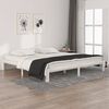 vidaXL Cadre de lit sans matelas blanc bois massif de pin 200x200 cm