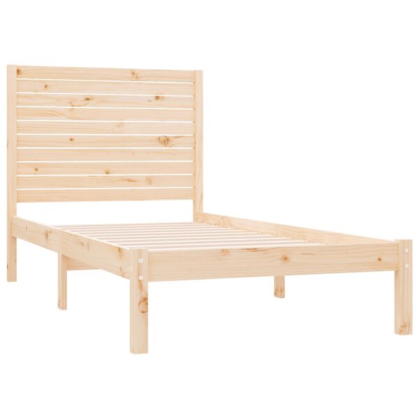 vidaXL Cadre de lit sans matelas 100x200 cm bois massif
