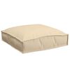 vidaXL Coussin 4 pcs Beige 40 x 40 x 8 cm Tissu Oxford