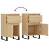 vidaXL Buffet ch&ecirc;ne sonoma 40x35x70 cm bois d'ing&eacute;nierie