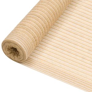 vidaXL Filet brise-vue Beige 1x25 m PEHD 75 g/m&sup2;