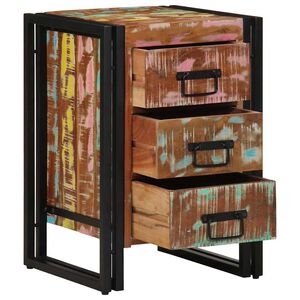 vidaXL Cabinet de chevet 40 x 40 x 59 cm Bois Recycl&eacute; Solide