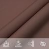 vidaXL Voile de parasol tissu oxford rectangulaire 5x7 m marron