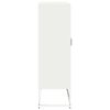 vidaXL Buffet haut blanc 68x39x123 cm acier