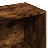 vidaXL Bibliothèque chêne fumé 57x28,5x107,5 cm bois d'ingénierie