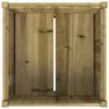 vidaXL Jardinière d'extérieur 70x70x70 cm bois de pin imprégné