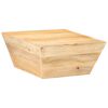 vidaXL Table basse en forme de V 66x66x30 cm Bois de manguier massif