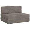 vidaXL Canap&eacute;-lit pliable Gris clair 70 x 72 x 60 cm Tissu