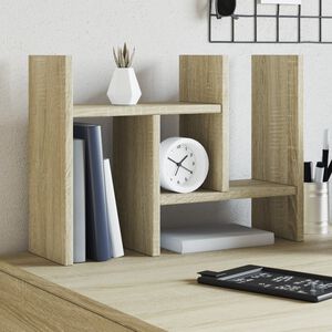 vidaXL Organisateur de bureau ch&ecirc;ne sonoma 34,5x15,5x35,5 cm