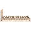 vidaXL Cadre de lit sans matelas 120x190 cm bois de pin massif