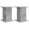 vidaXL Support de Plante 2 pcs Gris b&eacute;ton 30,5 x 30 x 43 cm
