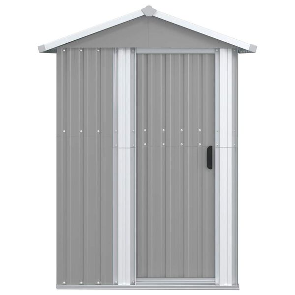 vidaXL Abri de jardin Gris 126x97,5x177 cm M&eacute;tal galvanis&eacute;