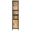 vidaXL Armoire de salle de bain 40x27x180 cm fer et bois de manguier