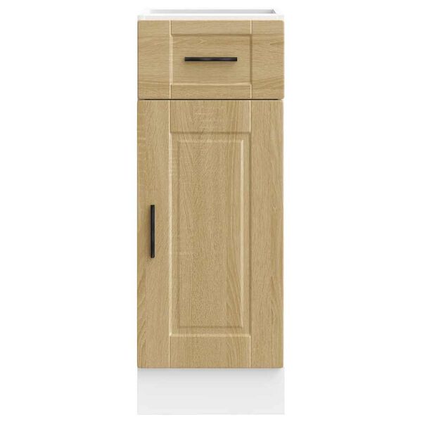 vidaXL Armoire de cuisine Porto ch&ecirc;ne sonoma bois d'ing&eacute;nierie