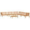 vidaXL Salon palette de jardin 6 pcs bois d'acacia massif