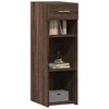 vidaXL Buffet ch&ecirc;ne marron 30x42,5x93 cm bois d'ing&eacute;nierie