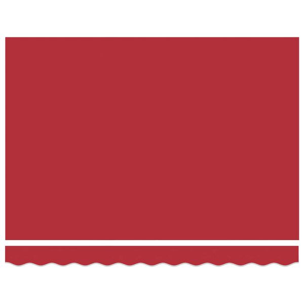 vidaXL Auvent Rouge 350 x 250 x 165 cm Polyester et Aluminium