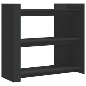 vidaXL Table console noir 100x35x90 cm bois d'ing&eacute;nierie