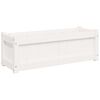 vidaXL Jardini&egrave;res 2 pcs blanc bois de pin massif