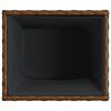 vidaXL Jardini&egrave;res 2 pcs marron 36x30x32 cm r&eacute;sine tress&eacute;e