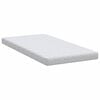 vidaXL Matelas Blanc 80 x 160 cm Tissu jacquard