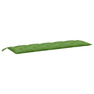 vidaXL Coussin de banc de jardin vert m&eacute;lang&eacute; 180x50x7 cm tissu
