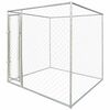 vidaXL Cages pour chiens Argent 192 x 192 x 195 cm Acier galvanis&eacute;
