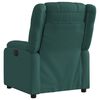 vidaXL Fauteuil inclinable Vert fonc&eacute; Tissu