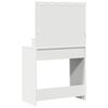vidaXL Table de Toilette Blanc 75,5 x 41 x 135 cm Bois d'ing&eacute;nierie