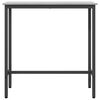 vidaXL table Gris Sonoma 100 x 40 x 100,5 cm