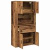 vidaXL Haut de Buffet Bois ancien 80 x 33 x 150 cm Bois d'ing&eacute;nierie
