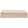 vidaXL Cadre de lit sans matelas 200x200 cm bois massif de pin