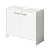 FMD Meuble de salle de bain sous &eacute;vier 63,7x28,1x55 cm Blanc