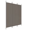 vidaXL Cloison de s&eacute;paration 3 panneaux Anthracite 150x200 cm Tissu