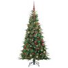 vidaXL Sapin de No&euml;l Artificiel &agrave; Branches Articul&eacute;es Vert 180 cm