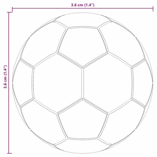 vidaXL Tables de Football 12 pcs Blanc 3,6 x 3,6 cm Polypropyl&egrave;ne