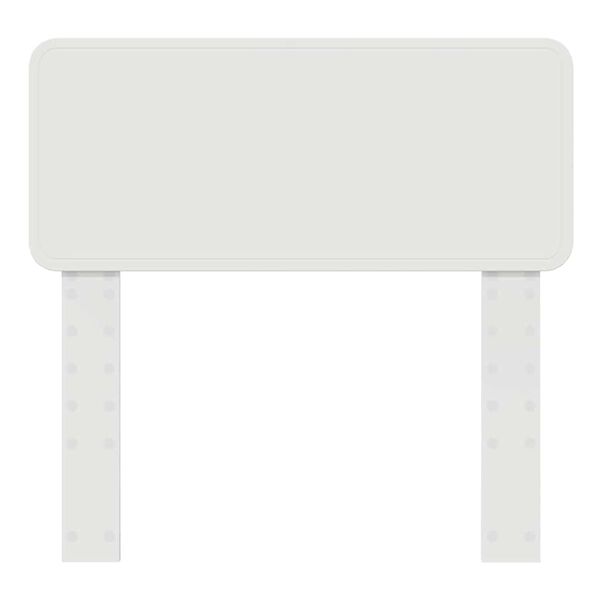 vidaXL Tête de lit avec tête de lit Blanc 90 cm Bois d'ingénierie