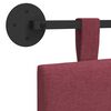 vidaXL T&ecirc;te de lit suspendue Ray&eacute; Bordeaux 150 x 55 x 5 cm tissu