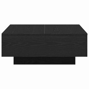 vidaXL Table basse Ch&ecirc;ne noir 80 x 80 x 31 cm
