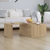 vidaXL Table basse Chêne sonoma 150x50x35 cm Bois d’ingénierie