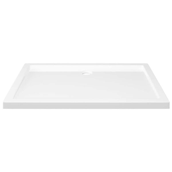 vidaXL Receveur de douche rectangulaire ABS Blanc 70x100 cm