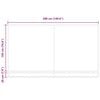 vidaXL Toile de rechange pour auvent Marron 380 x 195 cm Polyester