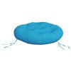 vidaXL Coussin rond bleu clair &Oslash; 60 x11 cm tissu oxford