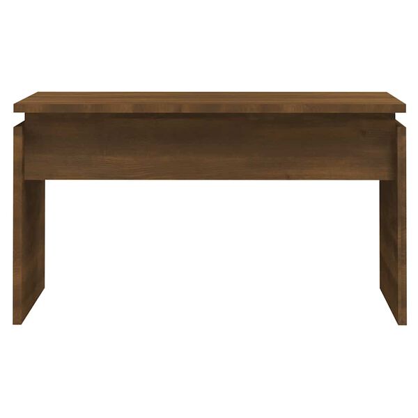 vidaXL Table basse Ch&ecirc;ne marron 68x50x38 cm Bois d'ing&eacute;nierie