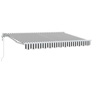 vidaXL Cadre d'auvent Anthracite et blanc 250 x 200 cm
