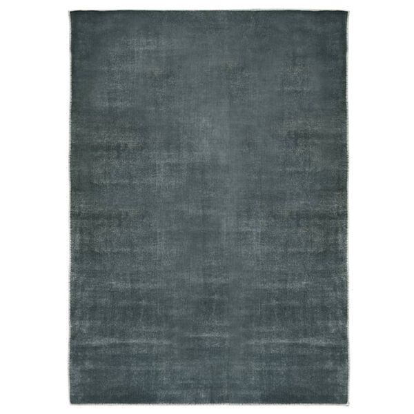 vidaXL Tapis lavable pliable Gris 120x170 cm Polyester