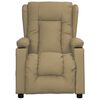 vidaXL Fauteuil de massage Cappuccino Similicuir