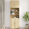 vidaXL Armoire murale ch&ecirc;ne sonoma 80x42,5x64 cm bois d'ing&eacute;nierie